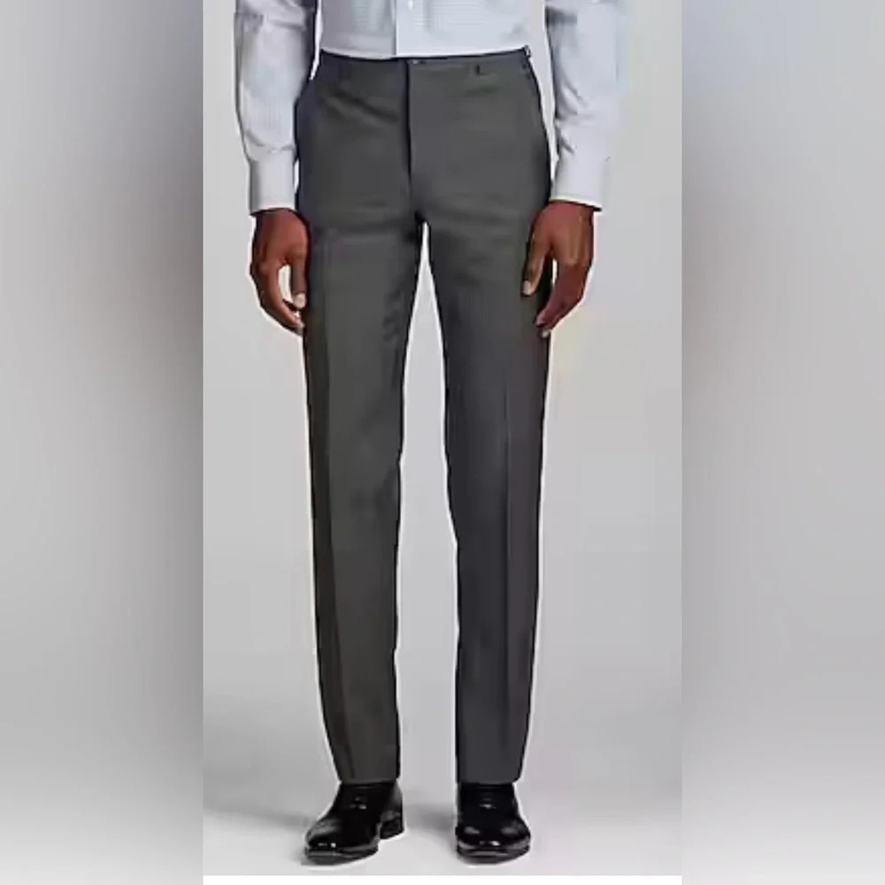 NWT Jos. A. Bank Traveler Slim Fit Dress Pants charcoal Men Size 40x30